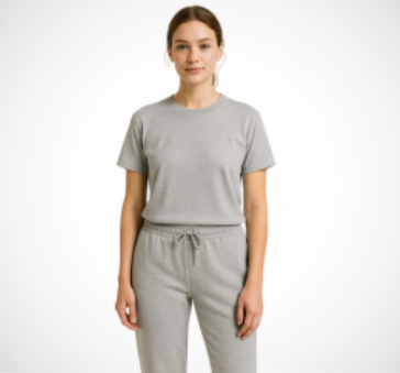 Basics & Loungewear Collection – Soft Cotton & Modal, Relaxed Fit, Neutral Hues, Minimal Branding, Comfort Stretch Waist, Versatile for Home, Gym, or Layering, All Sizes